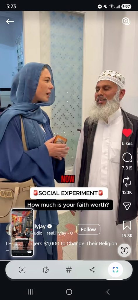 NIKMAT YANG TAK BISA DITUKAR social experiment